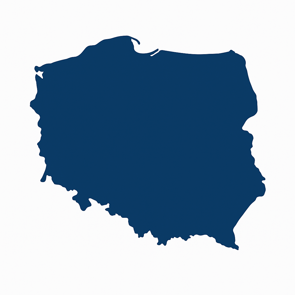 Mapa Polski